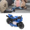 Pull Back Alloy Motorcycle Toy for Kids, Blue, 9cm Collection 1