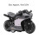 Pull Back Alloy Motorcycle Toy for Kids, 9cm Grey Simulation Model 3