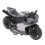 Pull Back Alloy Motorcycle Toy for Kids, 9cm Grey Simulation Model 14