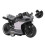 Pull Back Alloy Motorcycle Toy for Kids, 9cm Grey Simulation Model 8