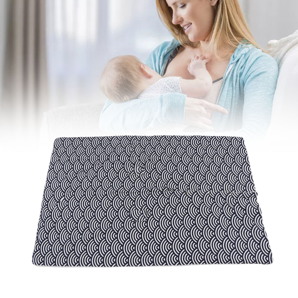 Baby Stroller Sun Shade Cover Black Waves 73x103cm Full Cotton Windproof