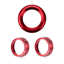 Door Audio Speaker Rings, for 2016 2017 2018 2019 & for 10Th Gen Air Condition Knob Cover Trims