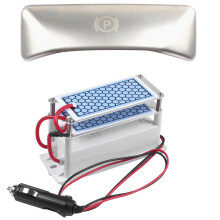 1 Pcs Ozone Generator Car 12V 10G Ceramic Plate Air Purifier & 1 Pcs P Button Foot Brake Release Decoration
