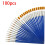 100 Pieces Kids Paint Brushes Set with 50 Strips Empty Paint Strips Paint Cup 4