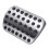 4Pcs Accelerator Brake Footrest Pad for   with 50Pcs Door  Trim Panel Moulding Clip for  E46 E36 4