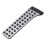 4Pcs Accelerator Brake Footrest Pad for   with 50Pcs Door  Trim Panel Moulding Clip for  E46 E36 3