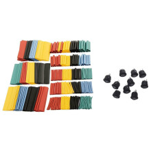 10 Pcs X /OFF/ 3 Position SPDT Round Boat Rocker  & 328Pcs Cable Heat Shrink Tubing Sleeve Wire Wrap Tube