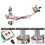 6 Pieces Guitar String Tuning Key Pegs/Machine  Knobs with Pots for Strat Guitar PreWired 1 Volume 2 Tone Control 6