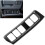for  Navara NP300 2016-2019 Car Front Water Cup Holder Protector Frame & Car Headlight  Button Cover 9