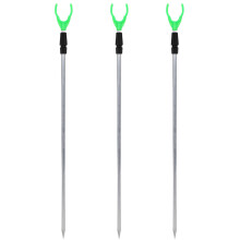 3X Adjustable Metal Fishing Rod Pole Holder Rack Stand