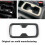 for  Navara NP300 2016-2019 Car Front Water Cup Holder Protector Frame & Car Headlight  Button Cover 3