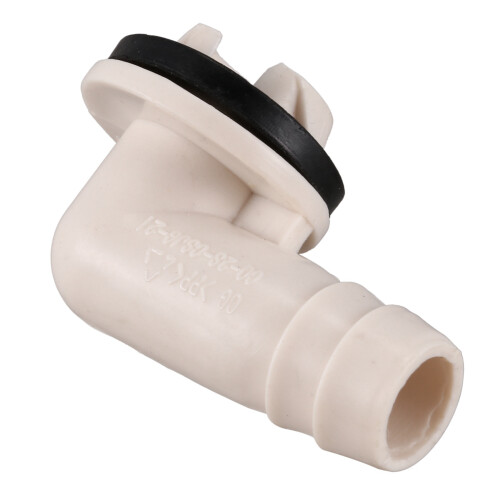 4X Air Conditioner Ac Drain Hose Connector Elbow Fitting with Rubber Ring (15Mm) 1
