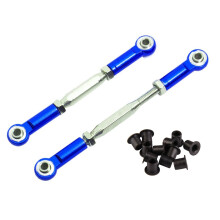 12Pcs Steering Pivot Bushing C-Hub Bushings with 2Pcs Steering Linkage Pull Rod for 4X4 1/10 RC Car