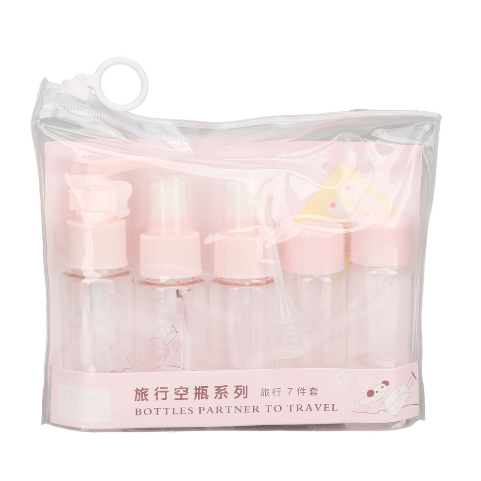 Cosmetics Bottles Travel Bottles Set Reusable Toiletry Bottles Fine Mist Sprayer Body Care Containers Leak Proof Squeezable Skincare Dispensers With