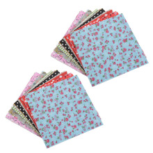 200Pcs 10x10cm Square Floral Cotton Fabric Patchwork Cloth For DIY  Sewing