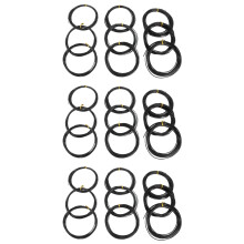 27 Rolls Bonsai Wires Anodized Aluminum Bonsai Training Wire with 3 Sizes (1.0 Mm,1.5 Mm,2.0 Mm),Total 147 Feet (Black)