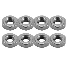 Metric M2 Hex Nuts 304 Stainless Steel Fastener DIN934 200Pcs for Bolt