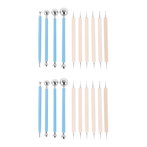 20 Piece Dotting Tools  Styluses for Mandala Rock Painting, Pottery Clay , Embossing Art