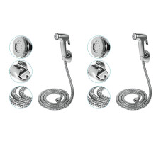 2X Toilet Bathroom Hand Held Handheld Sprayer Shower Bidet Spray Hose Holder