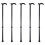 5X Aluminium Alloy Ultralight Walking Stick Adjustable Walking Cane for Elderly 1