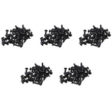 250X Pièces pour Vis de Guitare Basse pour Plaques À Gratter Pickguard, Noir