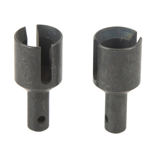 1 Paar DiffOutput Cup Standardgröße Stahl Schwarz 1/8 4WD
