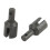 1 Paar DiffOutput Cup Standardgröße Stahl Schwarz 1/8 4WD 4