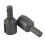 1 Paar DiffOutput Cup Standardgröße Stahl Schwarz 1/8 4WD 9