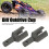 1 Paar DiffOutput Cup Standardgröße Stahl Schwarz 1/8 4WD 8