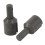 1 Paar DiffOutput Cup Standardgröße Stahl Schwarz 1/8 4WD 11