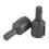 1 Paar DiffOutput Cup Standardgröße Stahl Schwarz 1/8 4WD 6