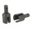 1 Paar DiffOutput Cup Standardgröße Stahl Schwarz 1/8 4WD 7