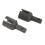 1 Paar DiffOutput Cup Standardgröße Stahl Schwarz 1/8 4WD 12