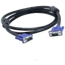 Cabo de extensão VGA de alto desempenho, cabo VGA com rosca, entrada e saída macho de 15 pinos para desempenho superior do cabo RGB, conecte o PC