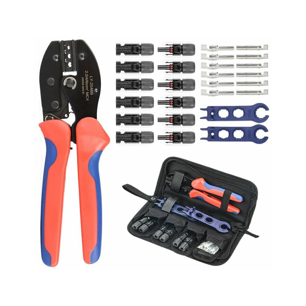 Durable Construction Solar Crimper Tool Kit For Professional Solar Panel Installations, Easy To Use Mechanism With Precise Crimping Dies Ensures 9358999346670