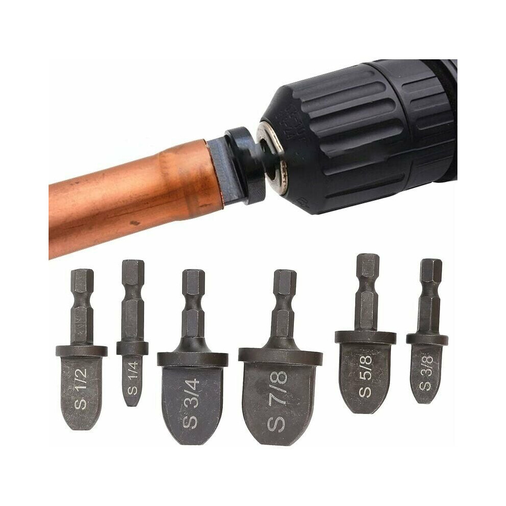 Drill Bit Set, Tube Expander For Air Conditioning Copper Pipes, Manual Pipe Swage With High Yield Strength And Resistance To Contact Fatigue, 9173940336551