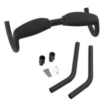 Racing Bikes Upgrade, Pressure Resistance Aero Bars with Ergonomic Design, Lightweight Carbon Fiber Handlebars for Internal Wiring and Windproof