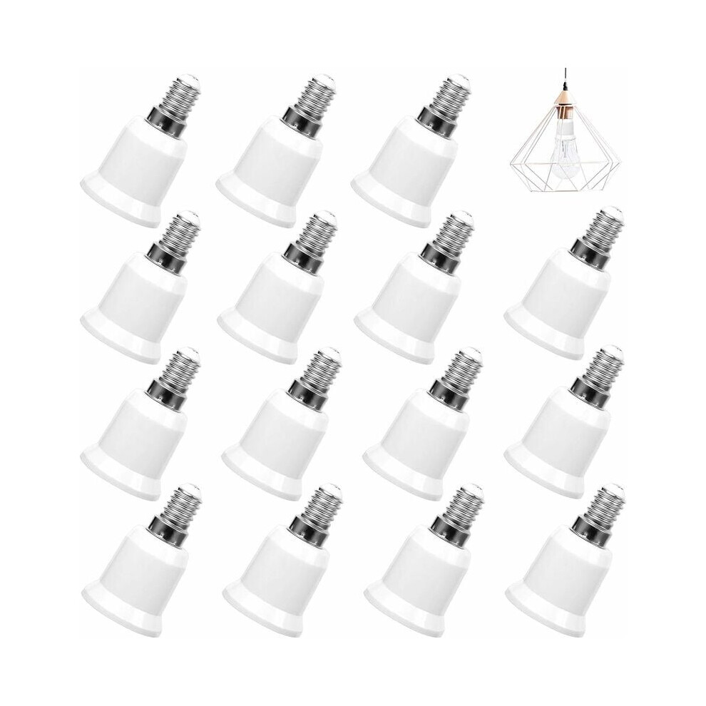 E14 To E27 Adapter, Converts Your Socket To Fit E14 Female Socket, Flame Retardant, Safe, Easy Installation, Wide Applications In Home And Office, 9173940336230