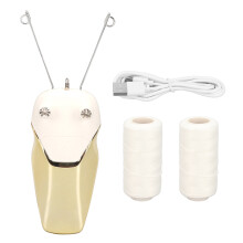 Facial Hair Remover With Natural Cotton Thread, Ergonomic Design For Comfortable Grip And Gentle Hair Removal