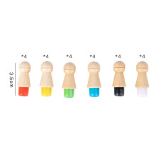 Wooden Color Memory Match Chess Board, Early Education & Logic Toy