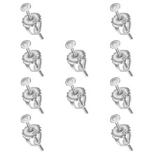 Elegant Screw Backs Replacements Fashionable Earplug-Silver