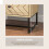 Homcom HOMCOM Bedside Table Unit Unique Zig Zag Design w/ Black Metal Handles Melamine 4
