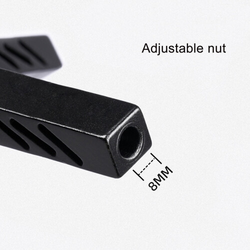Aluminum Camping Tripod Support Pole, Black, 138mm, Multifunctional 2