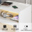 Nightstand Bedside End Table Charging Station LED 3