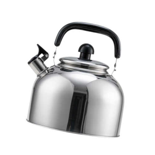(Silver, 3L) Large Capacity Whistling Kettle Whistle Tea Kettle Essential Water