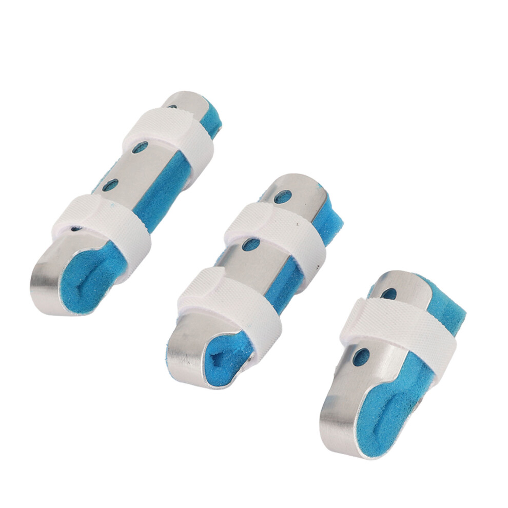 Finger Support Brace For Sprain Fracture Relief, Breathable Sponge Interior Lightweight Aluminum Finger Splints With Protective Ventilation Holes And