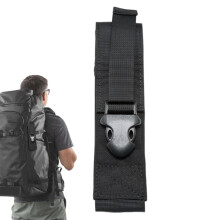 Flashlight Belt Bag With Belt Clip, Adjustable Nylon Pouch, Fits Most Flashlights, For Mountaineering, Camping, Hiking