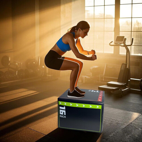 Jumping Box For Workout Shockproof NonSlip Step Box Home Gym Jumping Exercise Box Box Jumps Training 1