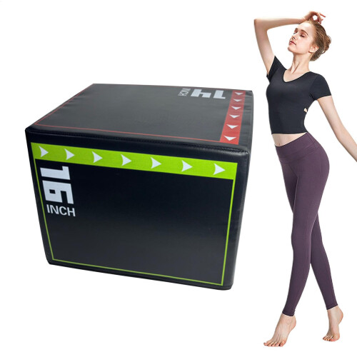 Jumping Exercise Box Plyometric Jump Box Shockproof Multifunctional Exercise Equipment For Strength Training