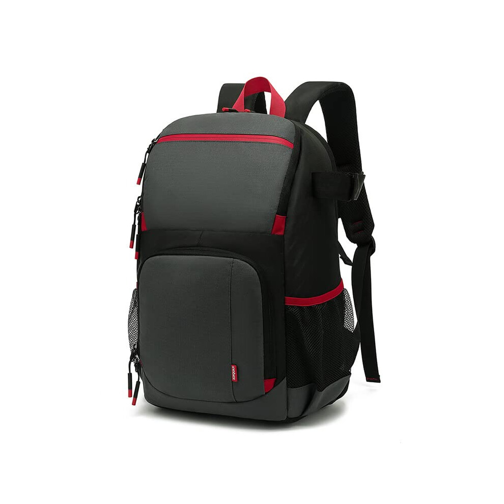 Multifunctional Large Capacity Camera Bag Waterproof Wearresistant Double Shoulder Bag For Women Men Photographers Grey 9347817064919